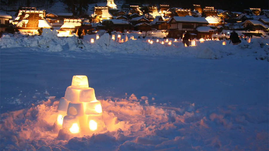 Miyama’s Winter Thatched Village
