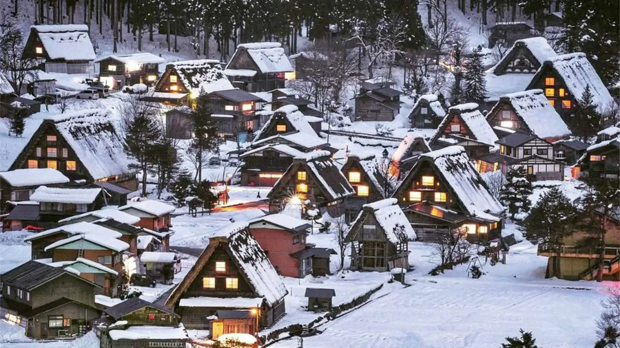 Shirakawago Winter Light‑Up