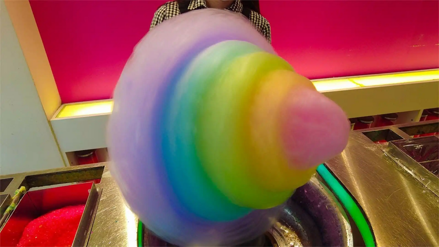 Totti Rainbow Cotton Candy