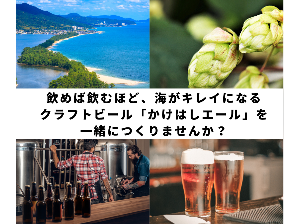 【クラフトビールで地方創生】クラフトビールを通じて、地域産業の6次化と天橋立の環境課題解決に挑戦する仲間を募集！