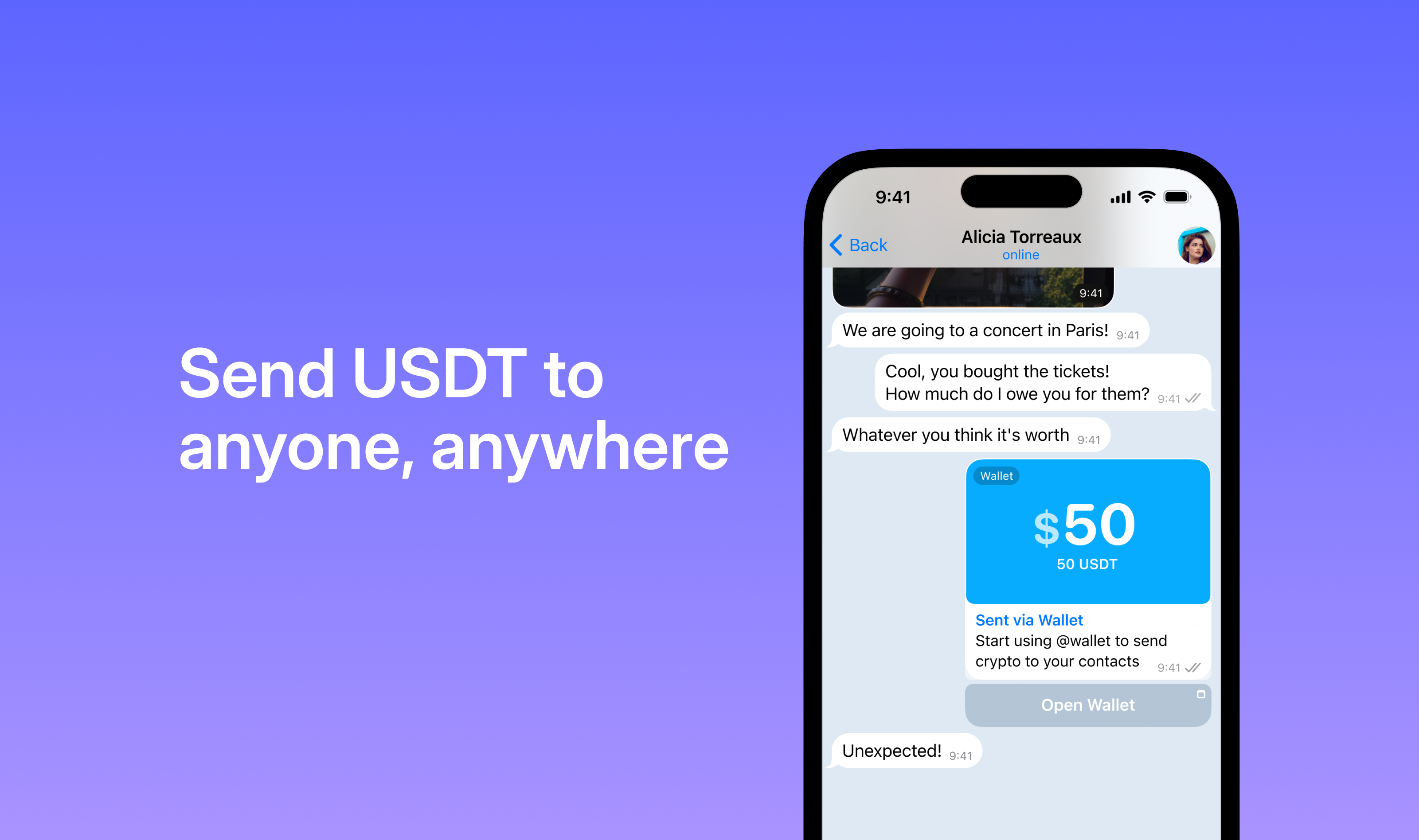 The biggest stablecoin in the world is going live on the first blockchain integrated with Telegram, introducing USDt on The Open Network (TON). Launch