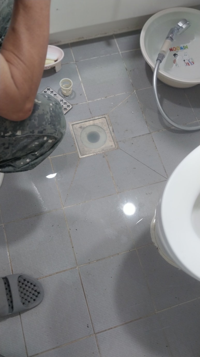 다단계 청소 및 고압세척 시공