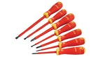 Bahco BAHCOFIT Insulated Screwdriver Set, 7 Piece SL/PZ