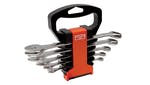 Image of Bahco Chrome Polished Combination Spanner Set, 5 Piece