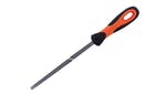 Bahco Double Ended Saw File, Handled