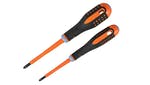 Bahco Insulated ERGO™ Combi Screwdriver Twin Pack PZ1/SL5 & PZ2/SL6