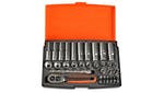 Image of Bahco SL25L Socket Set of 37 Metric 1/4in Deep Drive