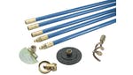 Bailey 1324 Lockfast 3/4in Drain Rod Set 4 Tools