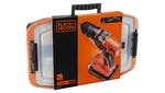 Black & Decker EGBL188BAST Combi Drill 18V 2 x 1.5Ah Li-ion + Accessory Set