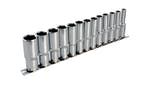 BlueSpot Tools Deep Socket Set of 13 Metric 3/8in Square Drive