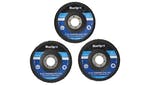 BlueSpot Tools Sanding Flap Disc Set 3 Piece 115mm (4.1/2in)