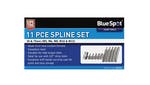 BlueSpot Tools Spline Bit Set, 11 Piece