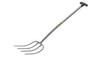 Bulldog All-Metal 4-Prong Manure Fork T-Handle