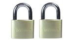 DEFENDER Aluminium Padlock Twin Pack 40mm