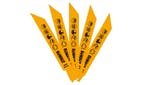 DEWALT Bi-Metal Reciprocating Blade for Metal Cordless 152mm x 1.4 TPI Pack of 5