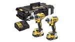 Image of DEWALT DCK2500P2B XR Brushless Tool Connect Twin Pack 18V 2 x 5.0Ah Li-ion