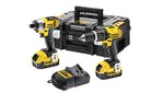 Image of DEWALT DCZ285M2 Combi Drill & Impact Driver Twin Pack 18V 2 x 4.0Ah Li-ion