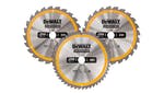 Image of DEWALT DT1963 Construction Circular Saw Blade 3 Pack 250 x 30mm x 24T/48T