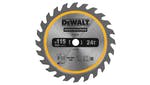 Image of DEWALT DT20420 TCT Construction Circular Saw Blade 115 x 9.5mm x 24T