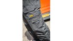 Image of DEWALT Holster Ripstop Pocket Black Trousers Waist 32in Leg 32in