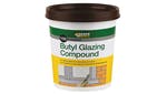 Everbuild 102 Butyl Glazing Compound Brown 2kg