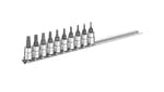 Expert Socket Set of 10 TORX 1/4in Drive