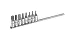 Expert Socket Set of 8 Hex Bit 1/4in Drive