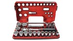 Image of Facom 1/2in Drive 12-Point Detection Box Socket Set, 22 Piece Metric