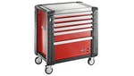 Image of Facom Jet.6M4 Roller Cabinet 6 Drawer Red