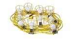 Image of Faithfull Power Plus Festoon Lights 10 ES Bulbs 110V 22m