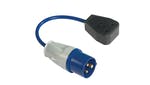 Faithfull Power Plus Fly Lead 240V 3-Pin Plug to 240V 3-Pin Socket & 35cm Lead