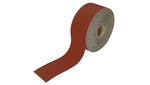 Image of Faithfull 115mm Red Aluminium Oxide Paper Roll