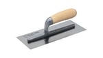 Image of Faithfull 820 Plasterer's Finishing Trowel Stainless Steel Wooden Handle 11 x 4.3/4in