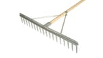 Faithfull Aluminium Landscape Rake Complete With Handle