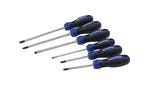 Faithfull Boxed Soft Grip Screwdriver Set, 6 Piece SL/PH/PZ