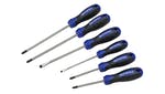 Faithfull Boxed Soft Grip Screwdriver Set, 6 Piece SL/PH/PZ