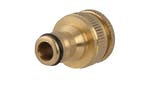 Image of Faithfull Brass Dual Tap Connector 12.5-19mm (1/2 - 3/4in)