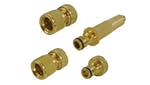 Faithfull Brass Nozzle & Fittings Kit 4 Piece 12.5mm (1/2in)