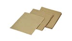 Faithfull Cork Block Glasspaper Sanding Sheets Assorted (Pack 10)