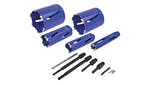 Faithfull Diamond Core Drill Kit & Case Set of 11