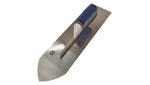 Faithfull Flooring Trowel Stainless Steel Soft Grip Handle 16 x 4in