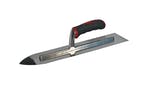 Faithfull Flooring Trowel Stainless Steel Soft Grip Handle 16 x 4in