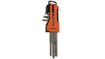 Faithfull Long Arm Ball End Hex Key Set, 9 Piece (1.5-10mm)