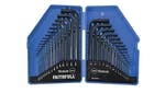 Faithfull Metric/Imperial Hex Key Set, 30 Piece (0.7-10mm 0.028-3/8in)