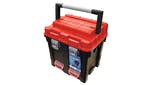 Faithfull Plastic Cube Toolbox - 2 Trays 44cm (17in) Deep