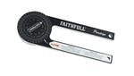 Faithfull Prestige Mitre Saw Protractor Black Aluminium