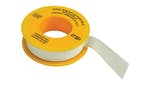 Faithfull P.T.F.E Gas Tape 12mm x 5m White (Pack 10)