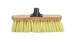 Image of Faithfull Soft Cream PVC Bristle Broom Head 300mm (12in) Threaded Socket