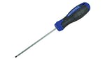 Image of Faithfull Soft Grip Screwdriver, Flared Slotted