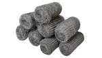 Faithfull Steel Wool, Assorted Grades 20g Rolls (Pack 8)